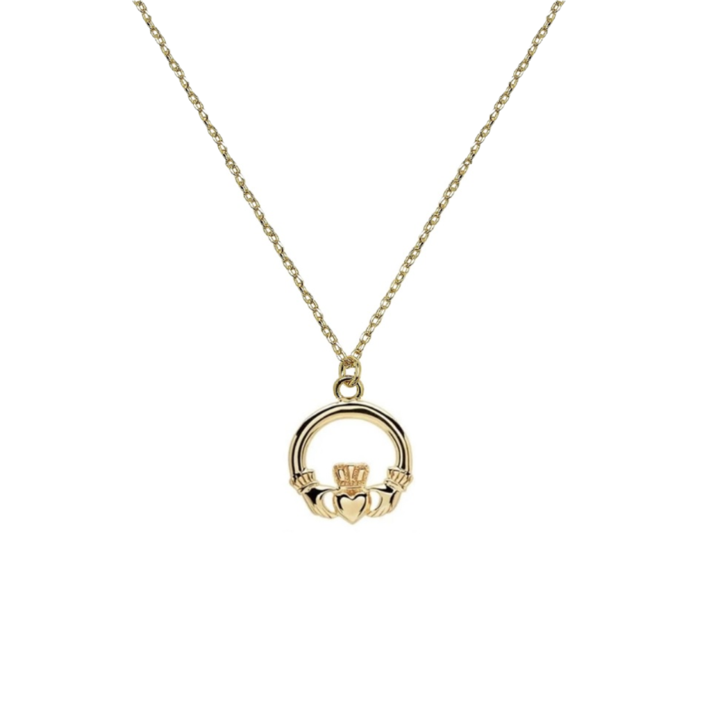 Gold Claddagh Necklace | Tara