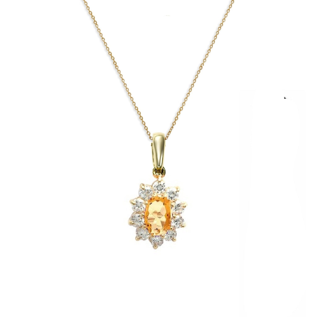 Gold Cluster Necklace | Adina