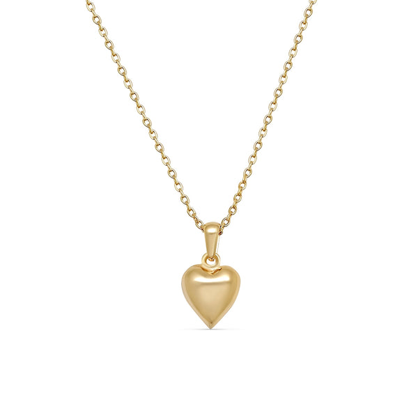 Gold Delicate Loveheart Necklace