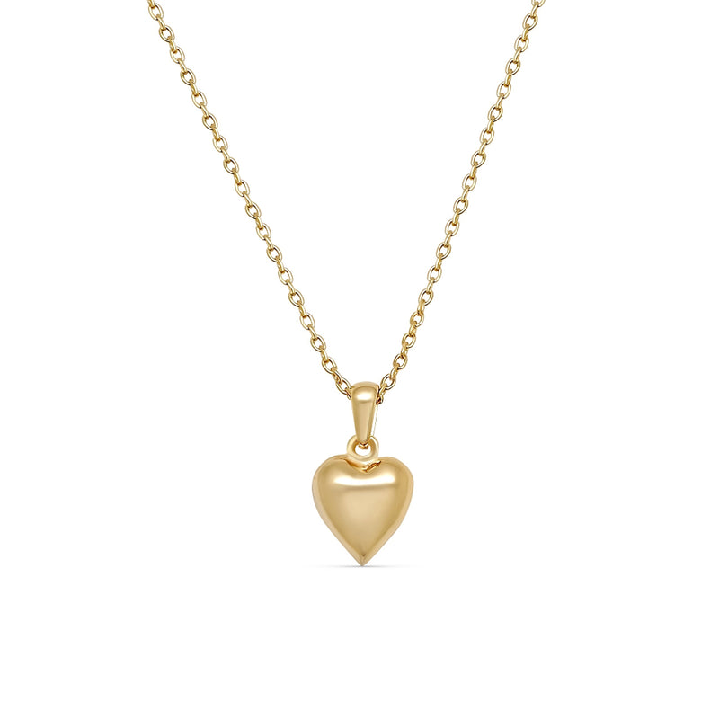 Gold Delicate Loveheart Necklace