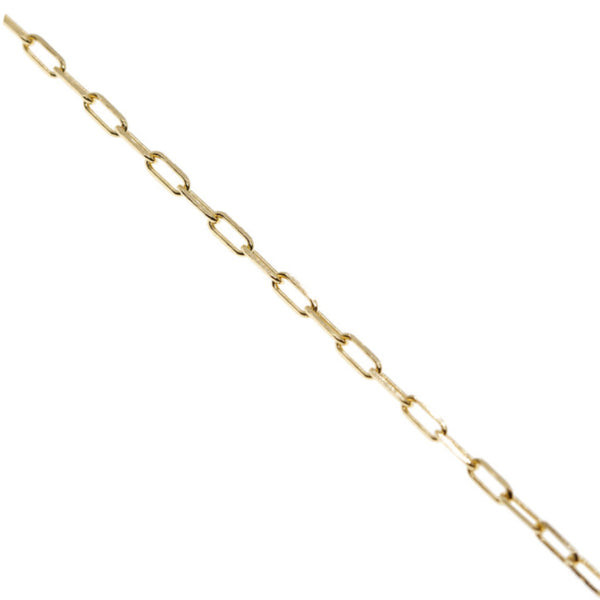 Gold Delicate Paperclip Chain Bracelet 