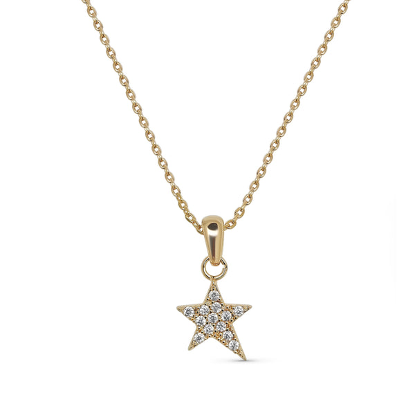 Gold Delicate Star Necklace