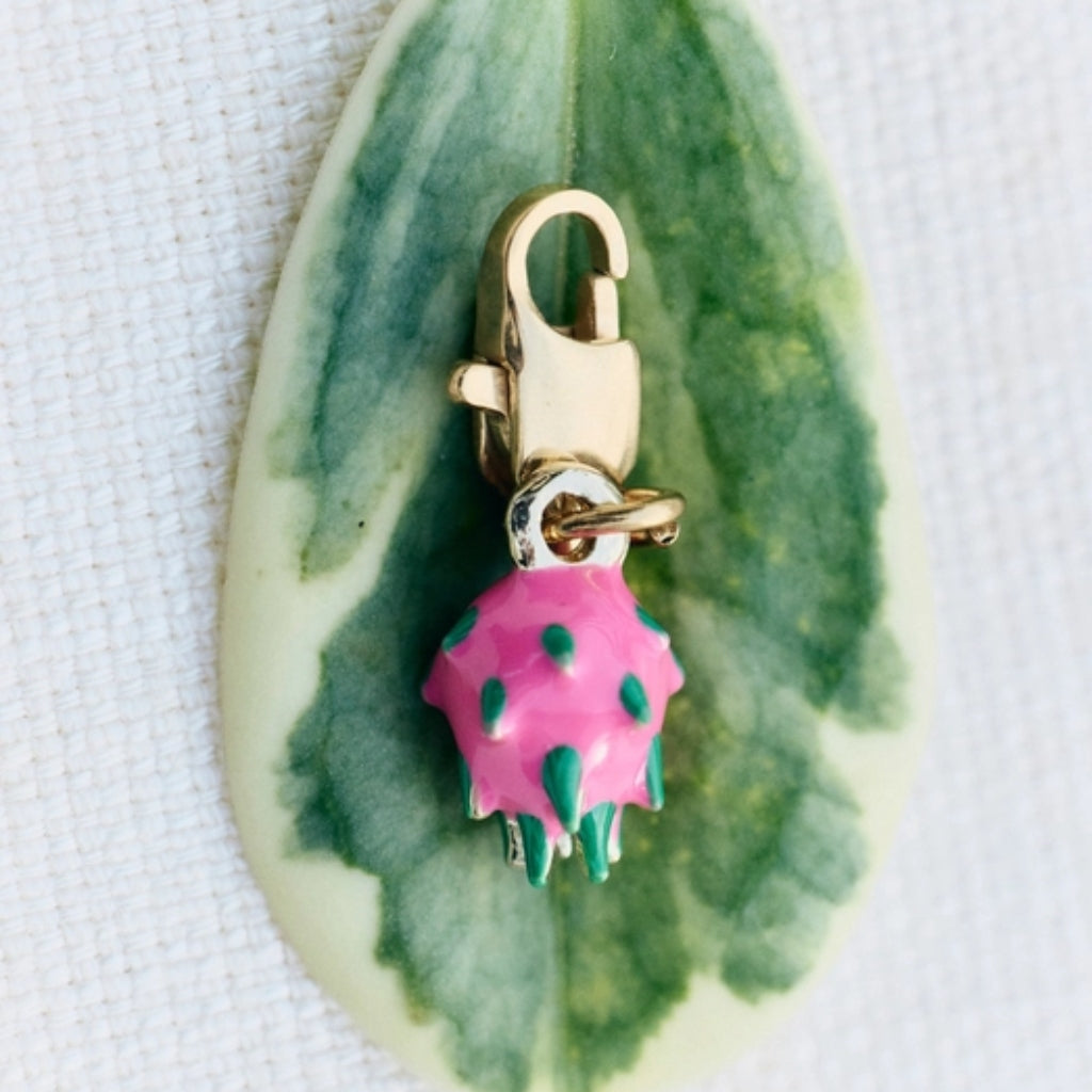 Gold Dragon Fruit Charm | Palas