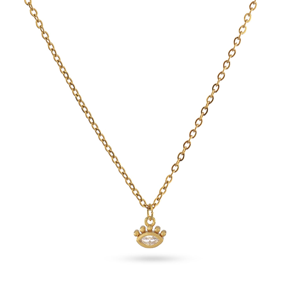 Gold Evil Eye Necklace | Anartxy