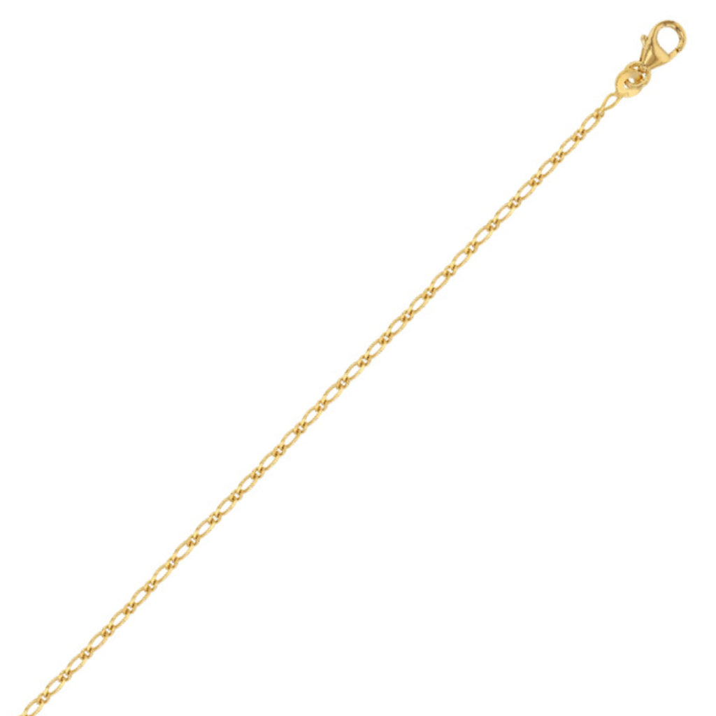 Gold Figaro Chain Necklace