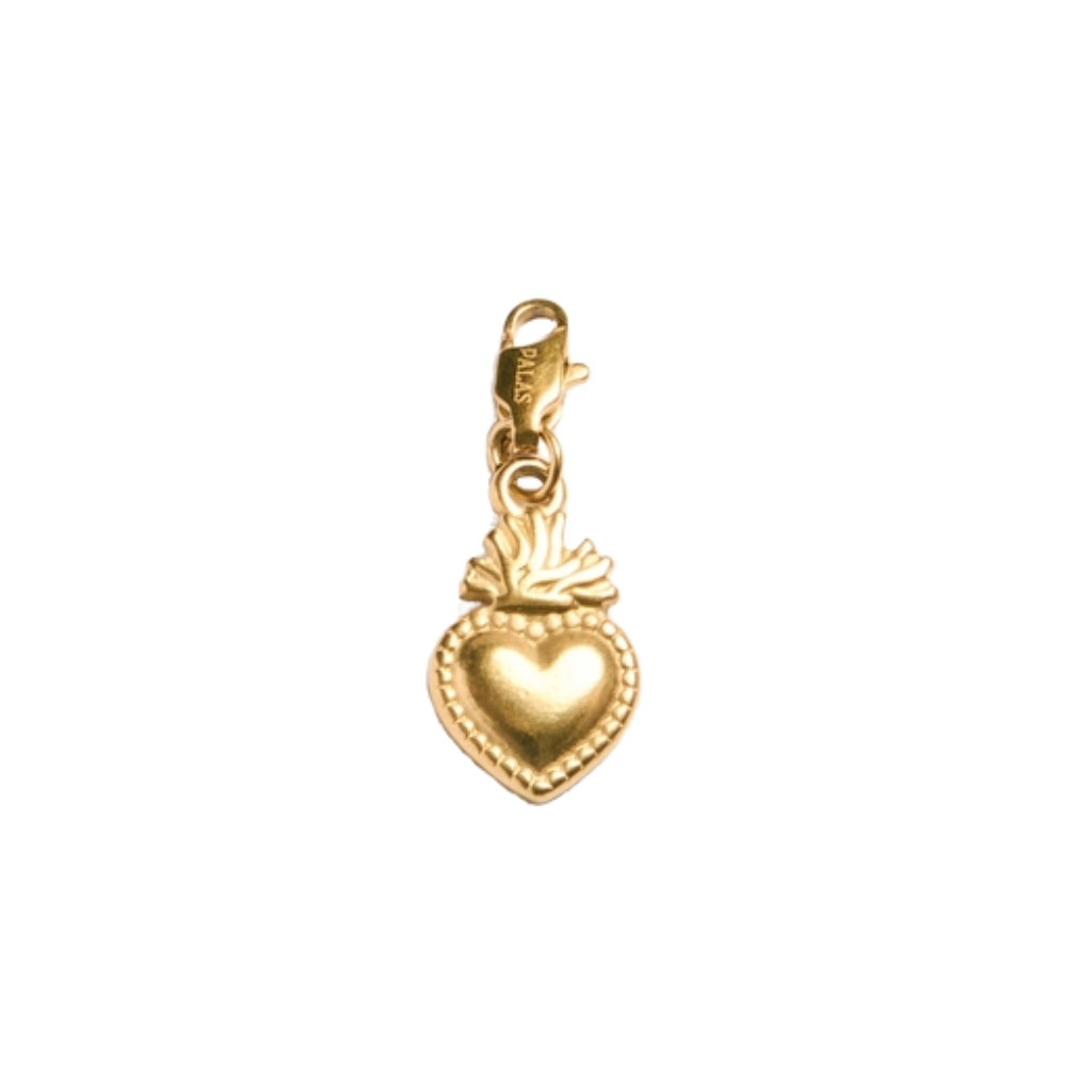 Gold Heart Charm | Frida | Palas