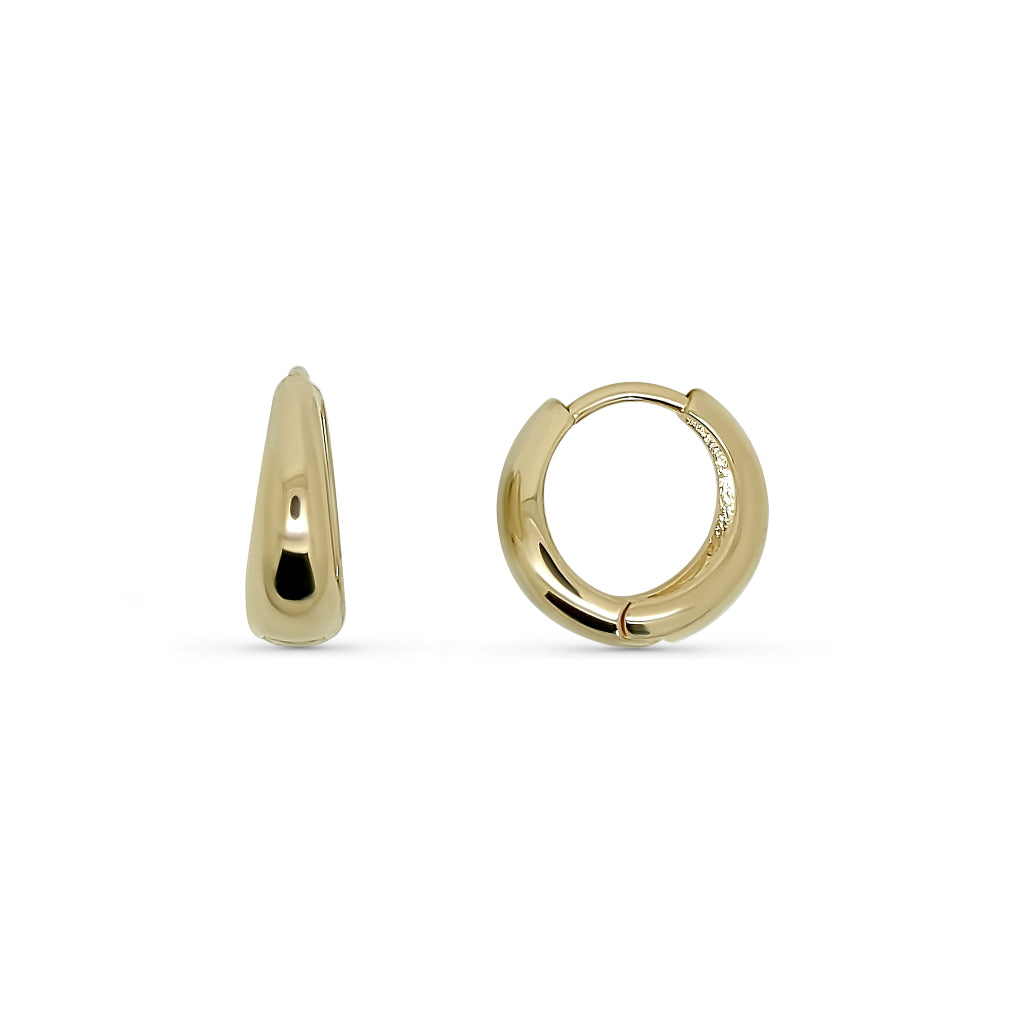 Gold Huggie Hoop Earrings