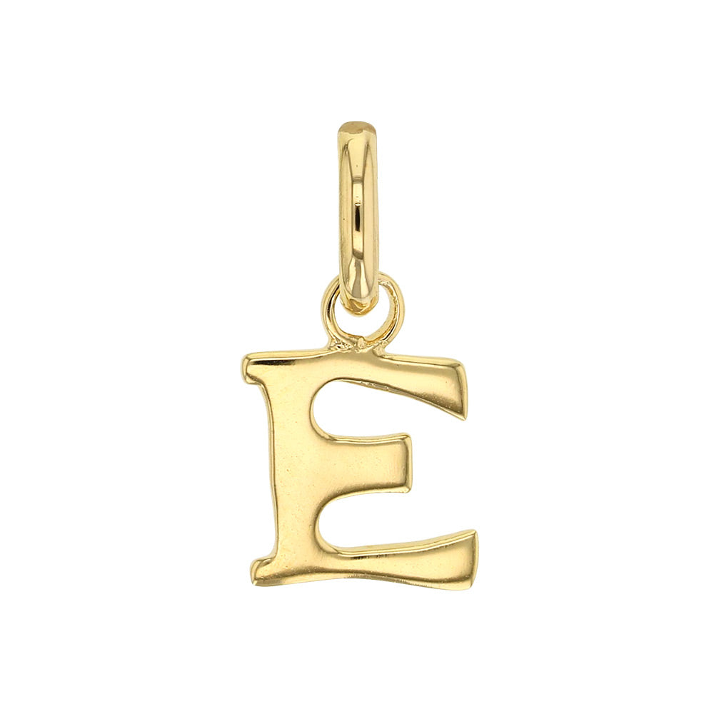 Gold Letter Pendant Necklace