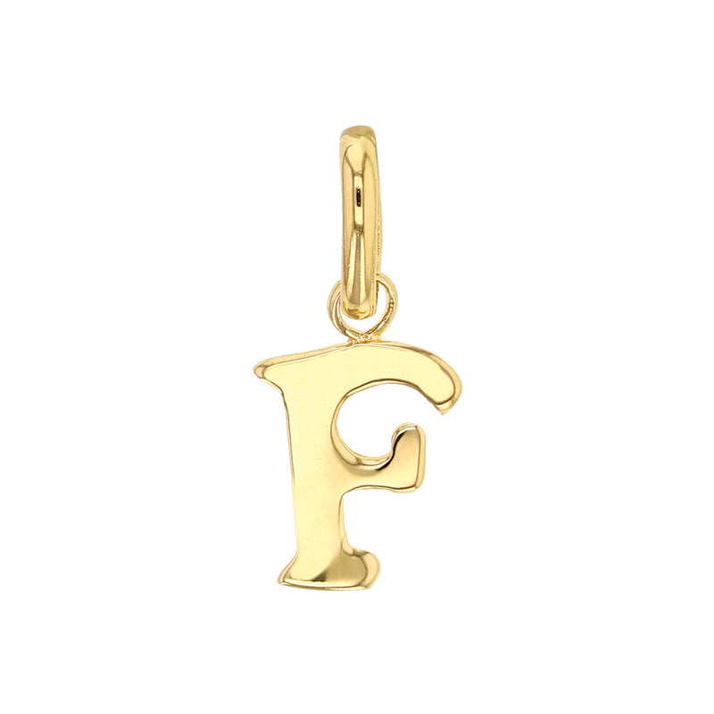 Gold Letter Pendant Necklace