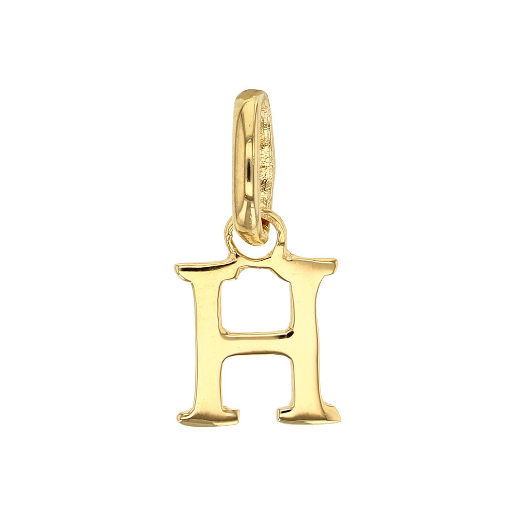 Gold Letter Pendant Necklace