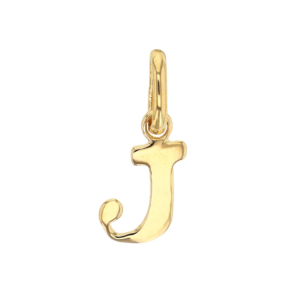 Gold Letter Pendant Necklace