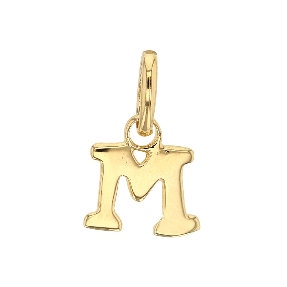 Gold Letter Pendant Necklace