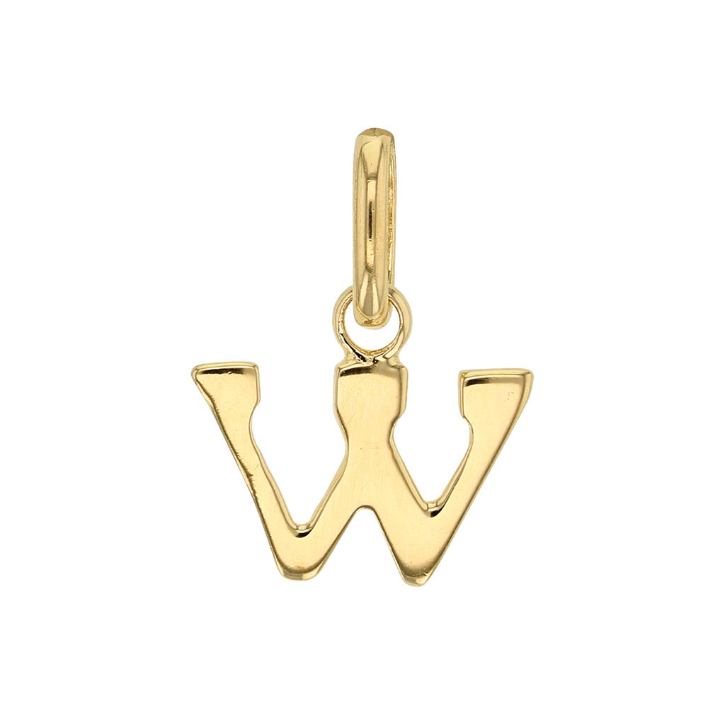 Gold Letter Pendant Necklace