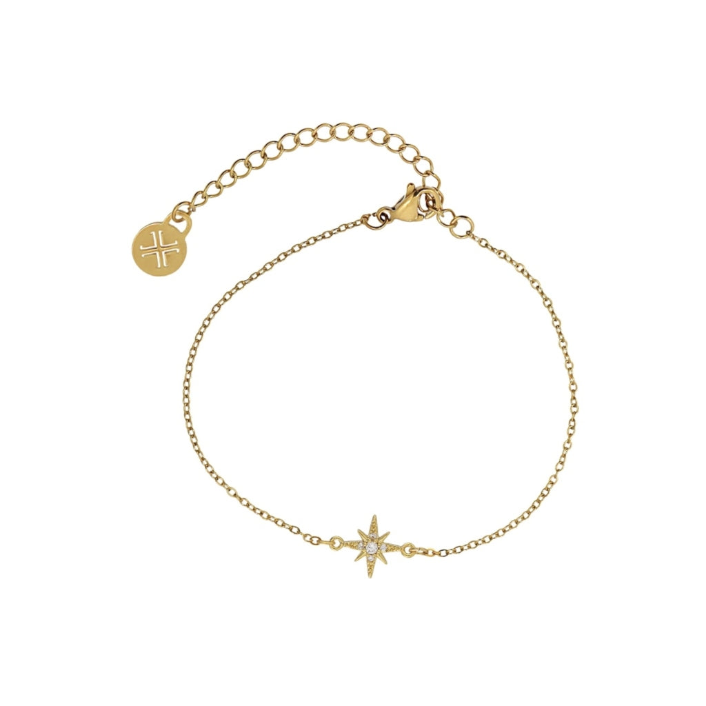 Gold North Star Bracelet | Anartxy