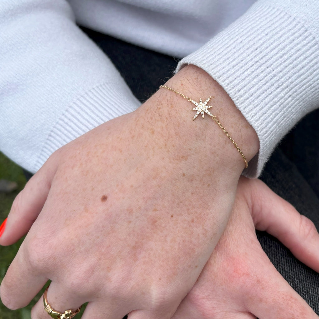 Gold North Star Bracelet | Tali