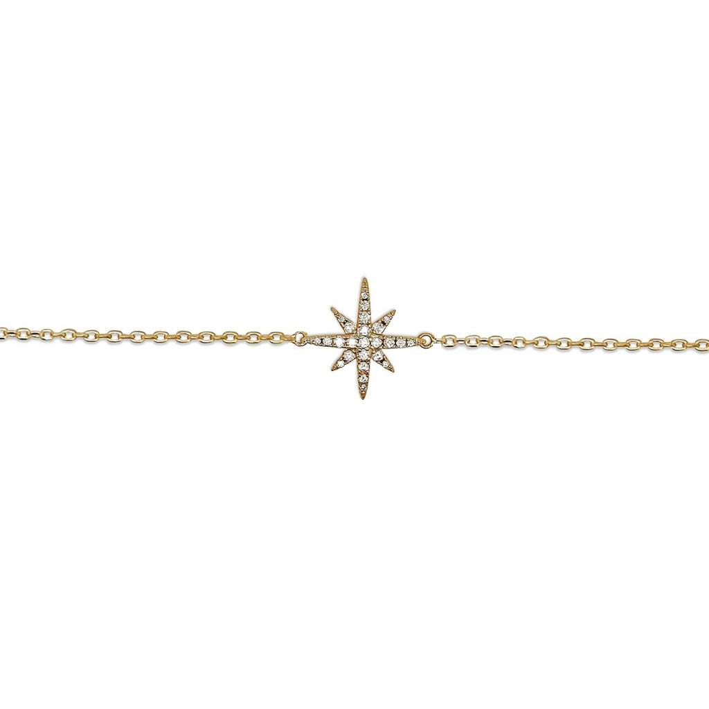 Gold North Star Bracelet | Tali