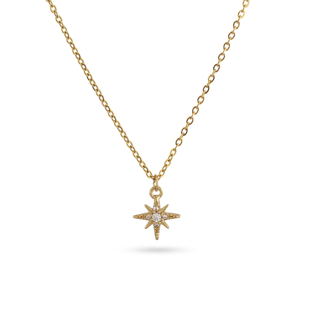 Gold North Star Necklace | Anartxy