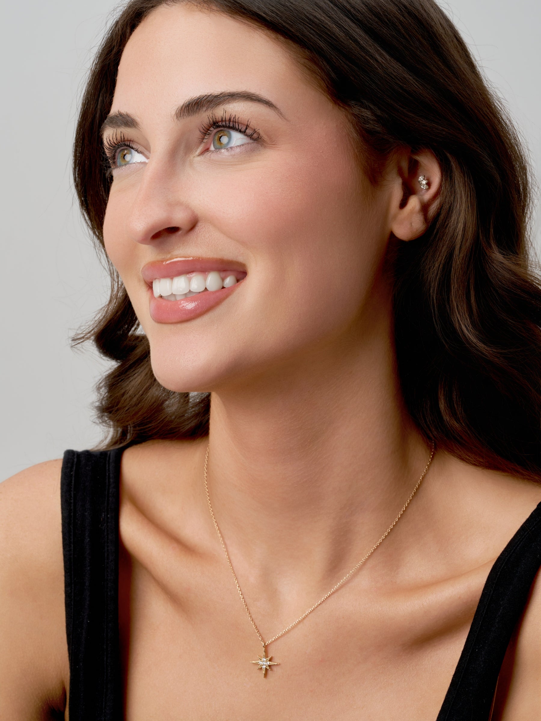 Gold North Star Necklace | Vila