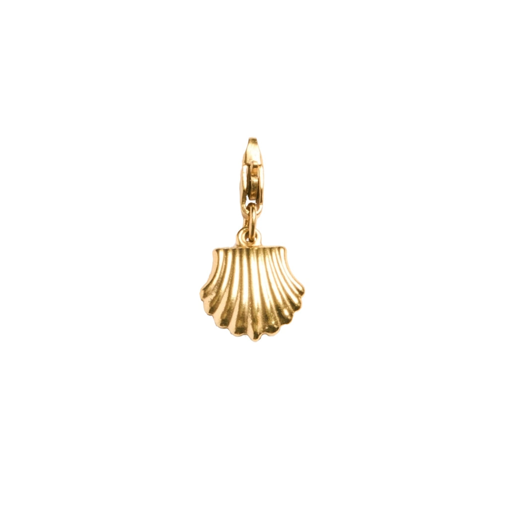 Gold Sea Shell Charm | Mini Capasanta | Palas