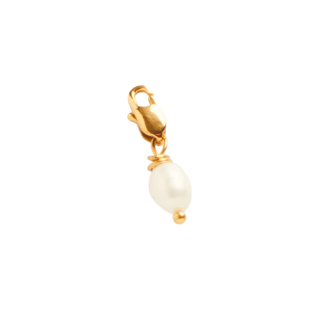 Gold Single Pearl Charm | Perola | Palas