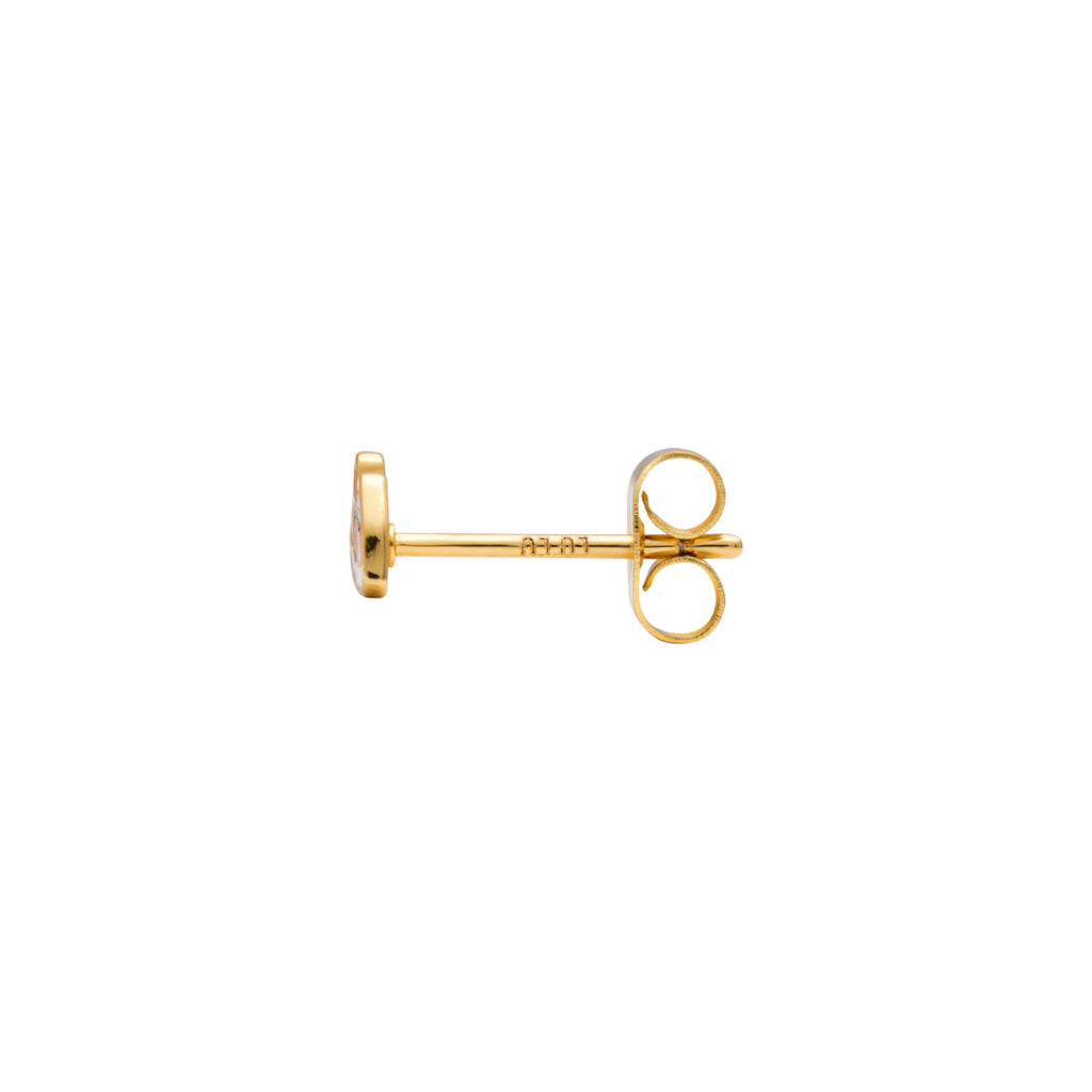 Gold Sneaker Single Stud Earring