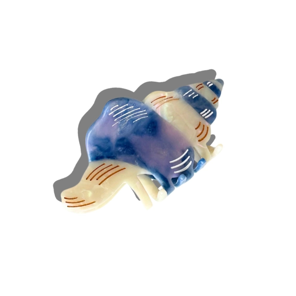 Hand-Painted Claw Hair Clip | Conch Shell | Solar Eclipse