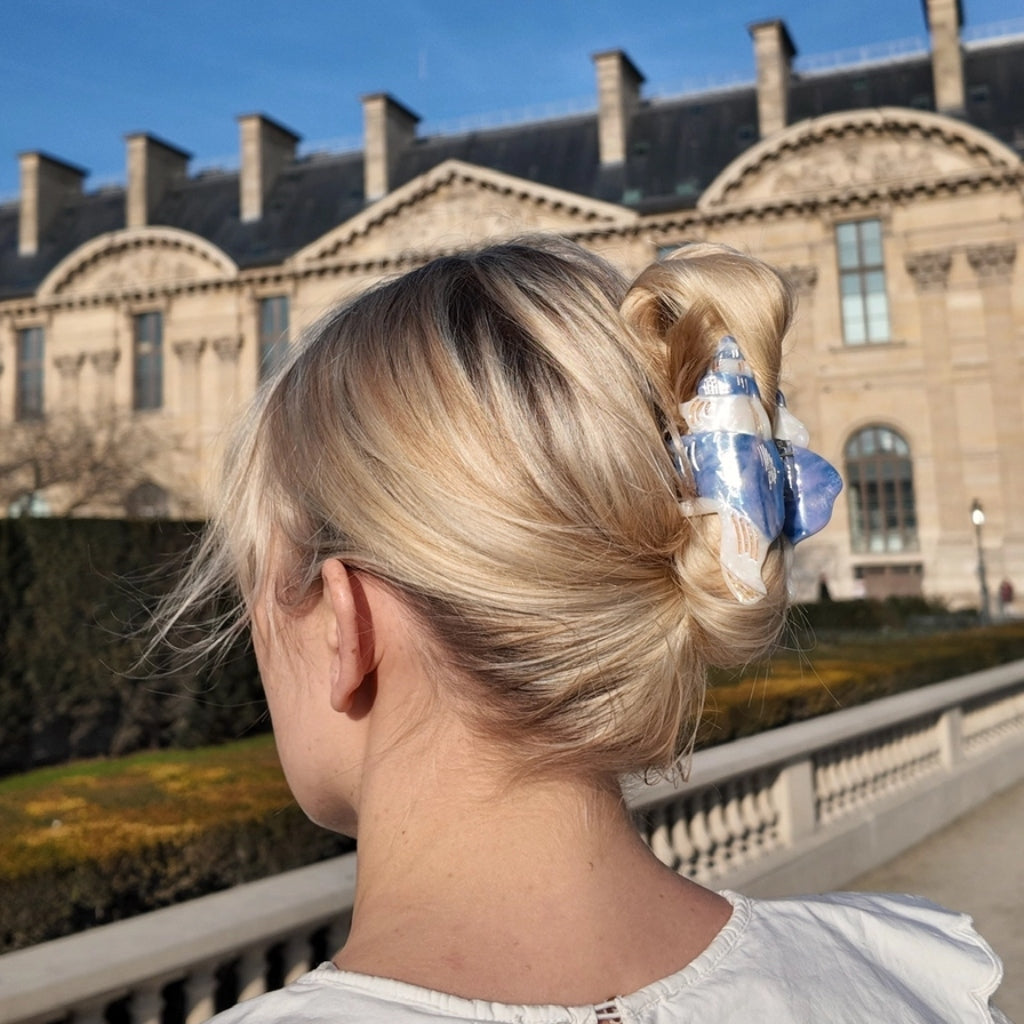 Hand-Painted Claw Hair Clip | Conch Shell | Solar Eclipse