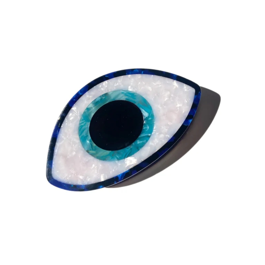 Hand-Painted Claw Hair Clip | Evil Eye | Solar Eclipse