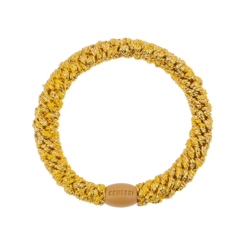 Kknekki Hair Tie | Glitter | Metallic Gold