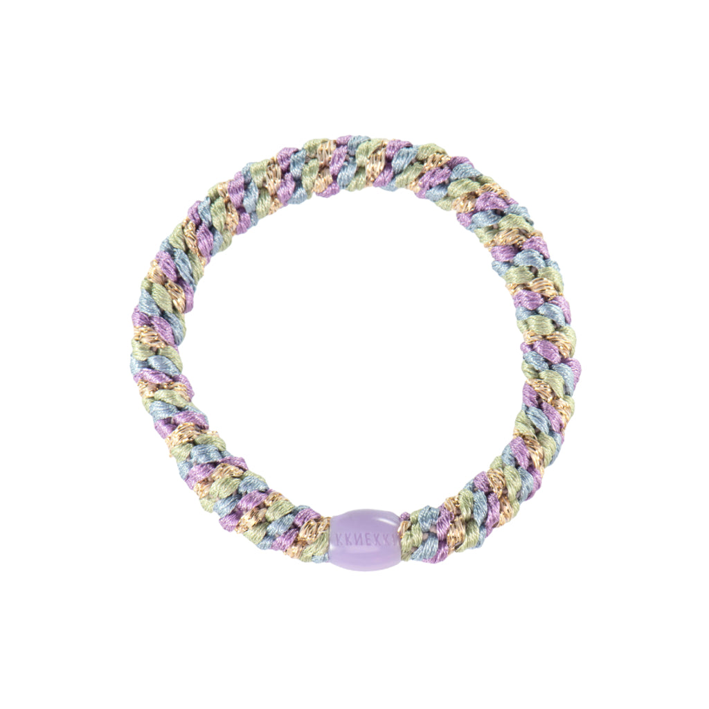 Kknekki Hair Tie | Mix | Lavender & Sea Blue Glitter