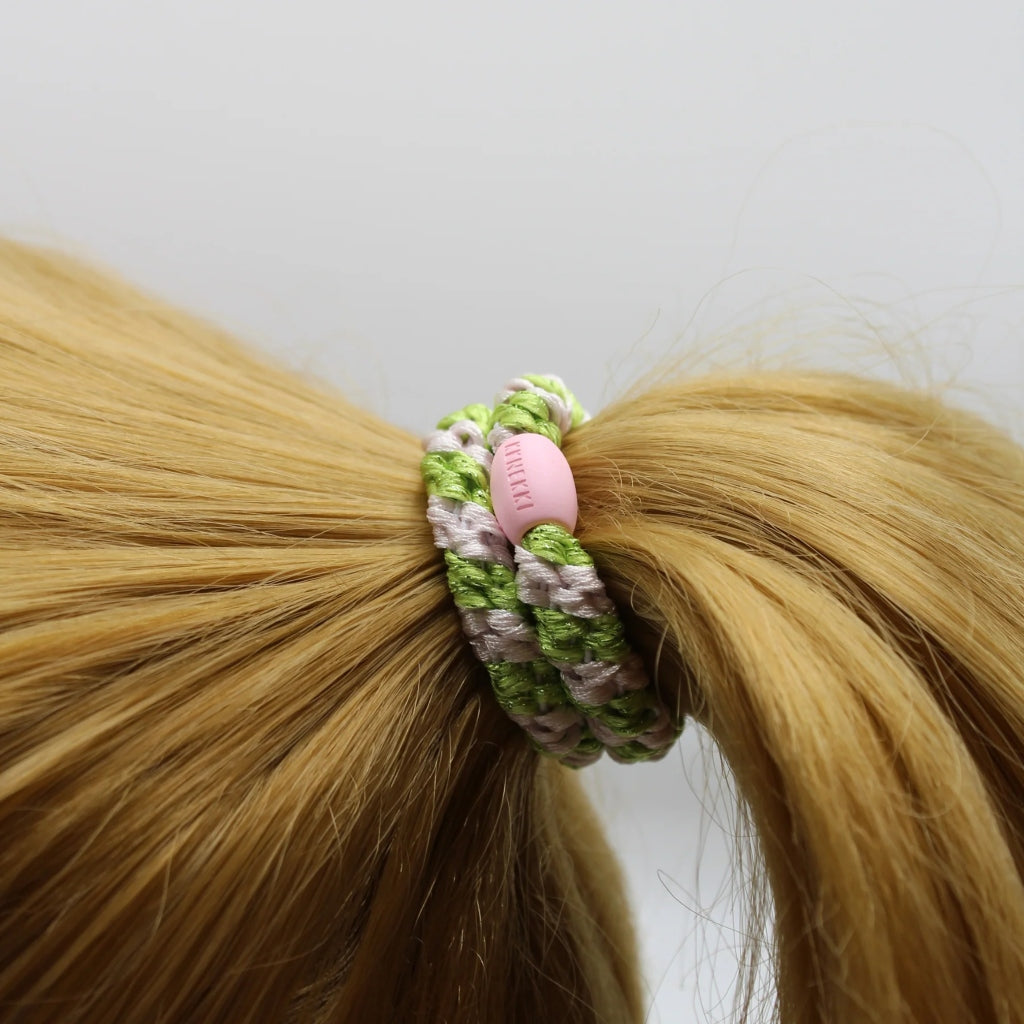 Kknekki Hair Tie | Mix | Ballet Pink & Lime