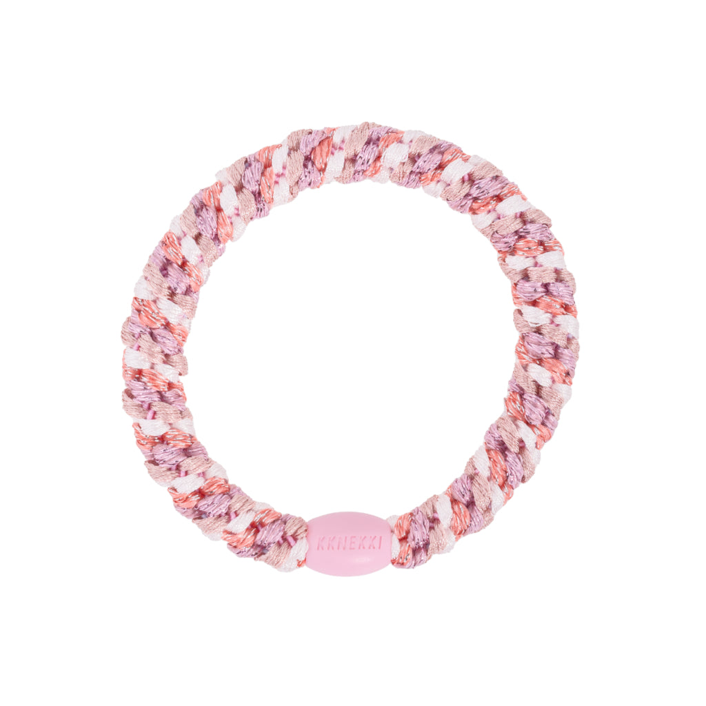 Kknekki Hair Tie | Mix | Dusty Rose & Pink Glitter