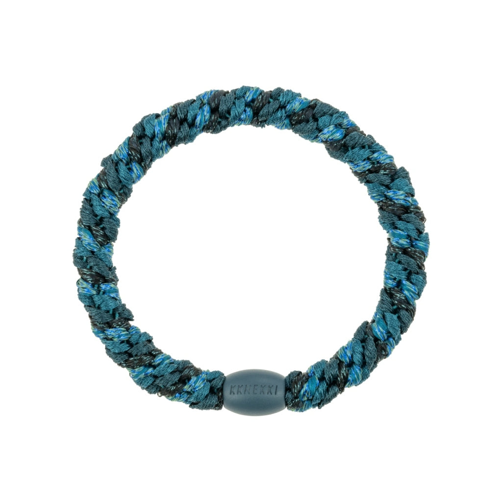 Kknekki Hair Tie | Mix | Petrol Glitter