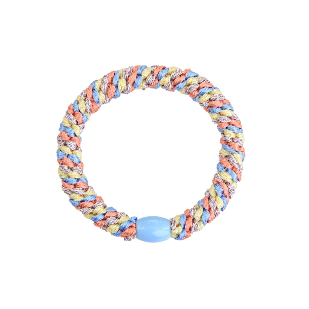 Kknekki Hair Tie | Mix | Yellow & Blue Peach