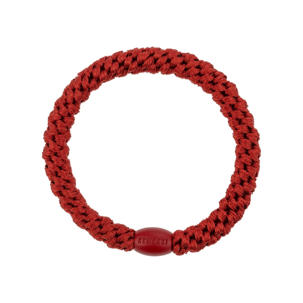 Kknekki Hair Tie | Plain | Burnt Red