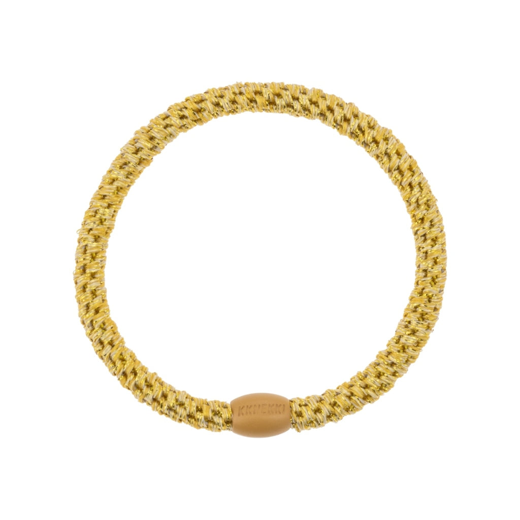 Kknekki Hair Tie | Slim Plain | Gold