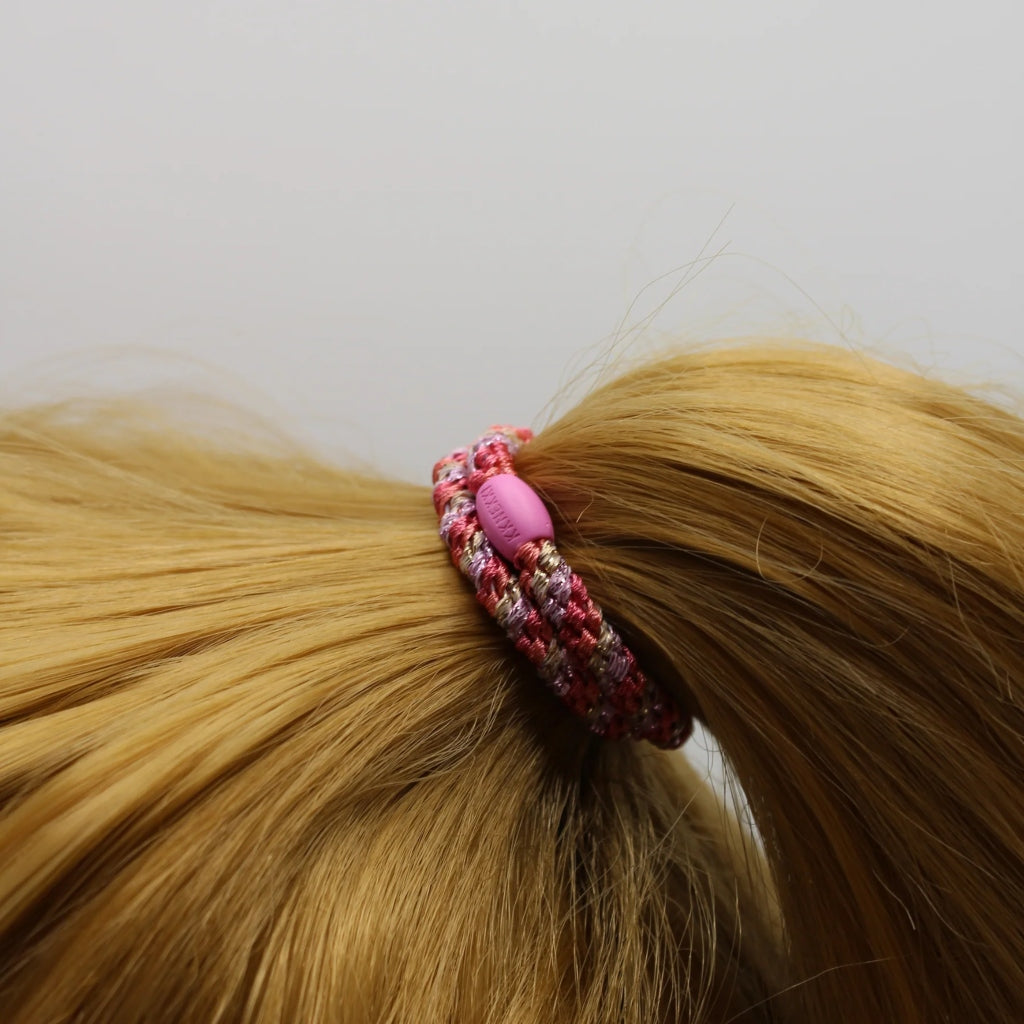 Kknekki Hair Tie | Slim Mix | Raspberry & Pomerant