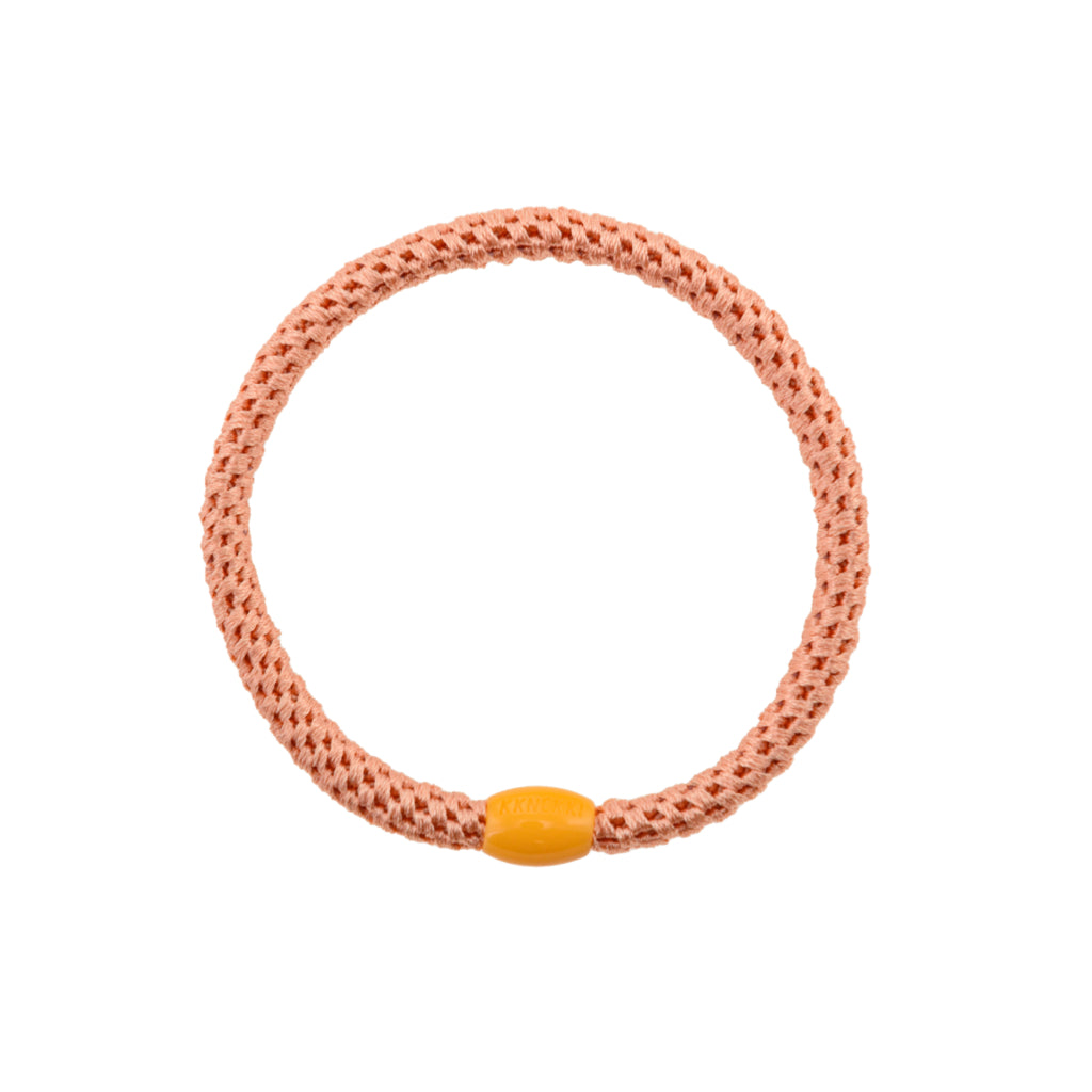 Kknekki Hair Tie | Slim Plain | Coral