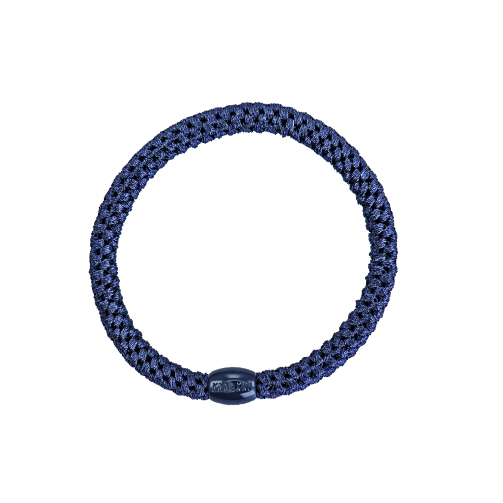 Kknekki Hair Tie | Slim Plain | Navy