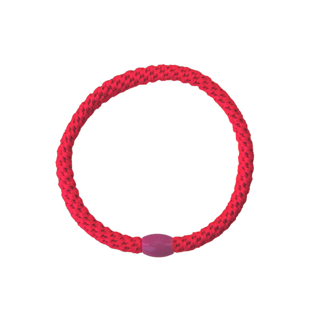 Kknekki Hair Tie | Slim Plain | Neon Pink