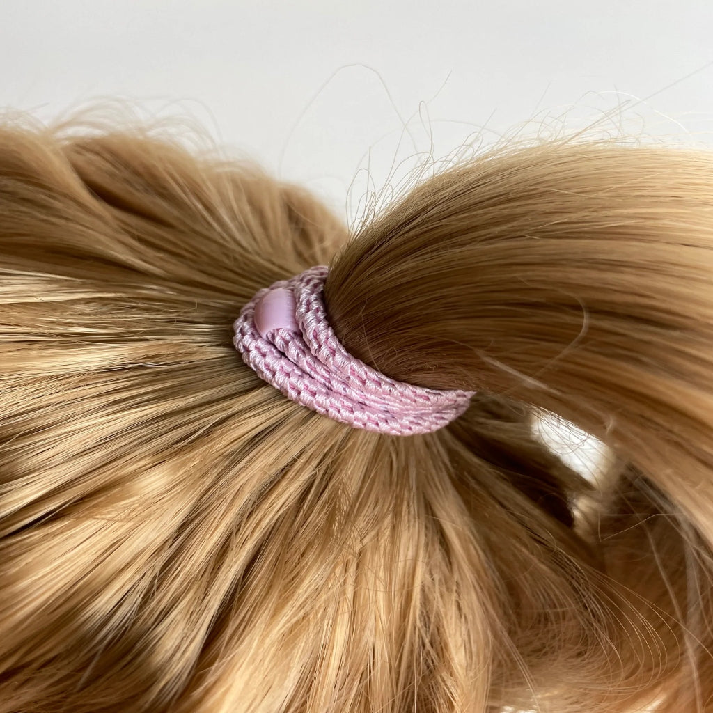 Kknekki Hair Tie | Slim Plain | Pink