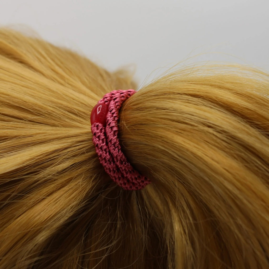 Kknekki Hair Tie | Slim Plain | Raspberry