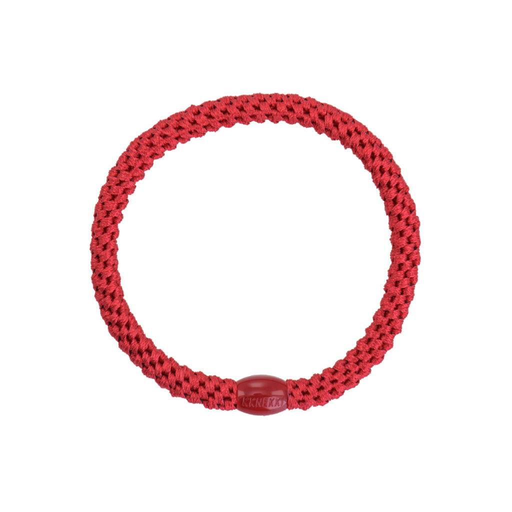 Kknekki Hair Tie | Slim Plain | Red