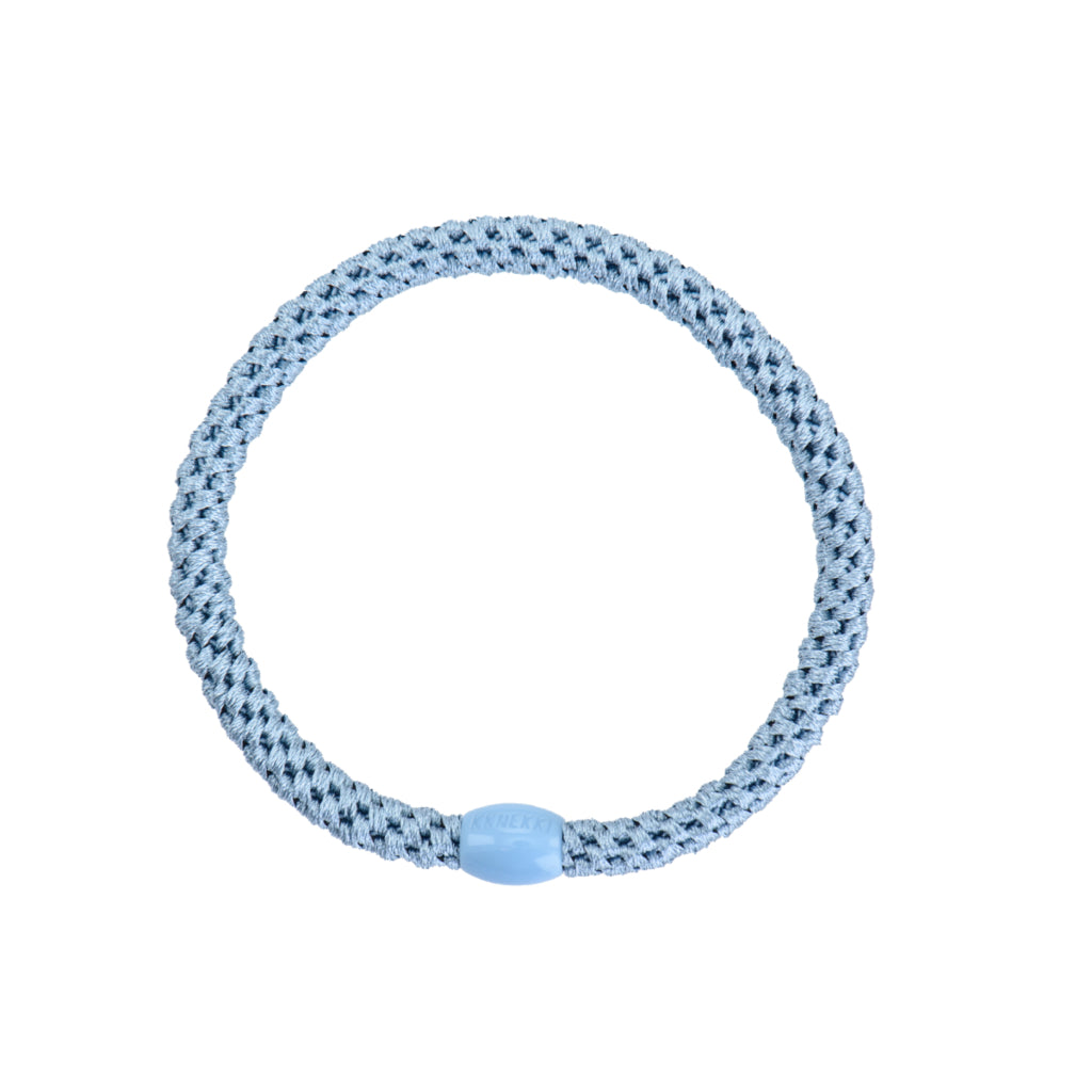 Kknekki Hair Tie | Slim Plain | Sea Blue