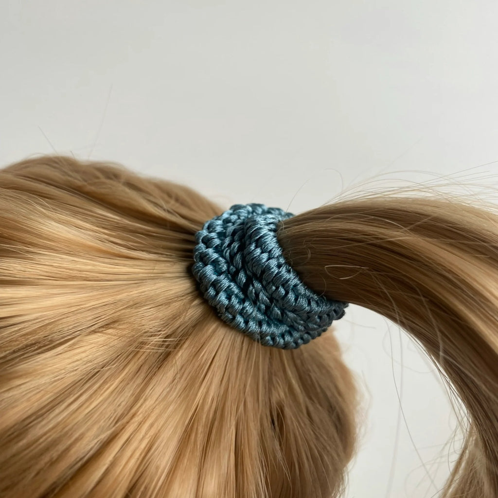 Kknekki Hair Tie | Plain | Teal