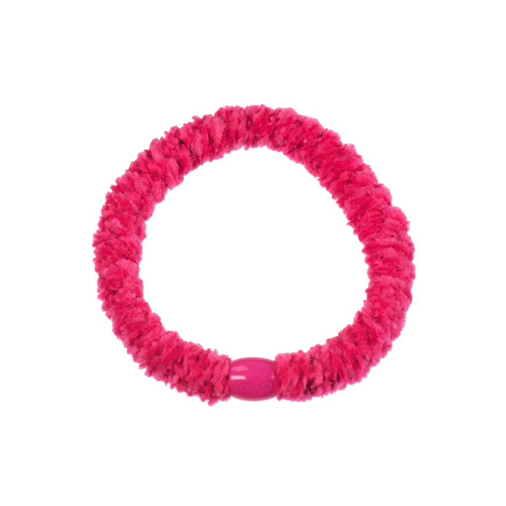 Kknekki Hair Tie | Velvet | Strong Pink