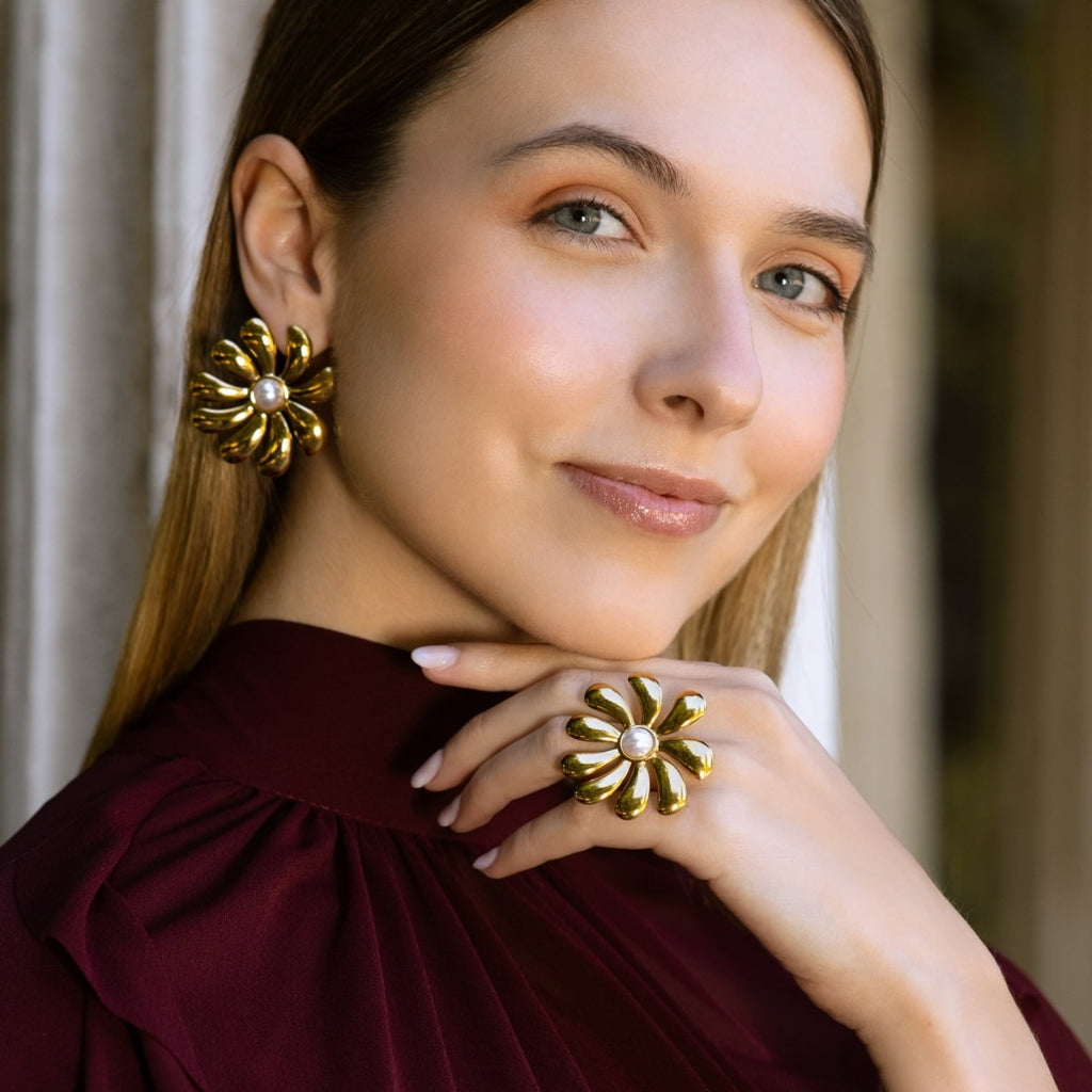 Large Flower Ring | Anartxy
