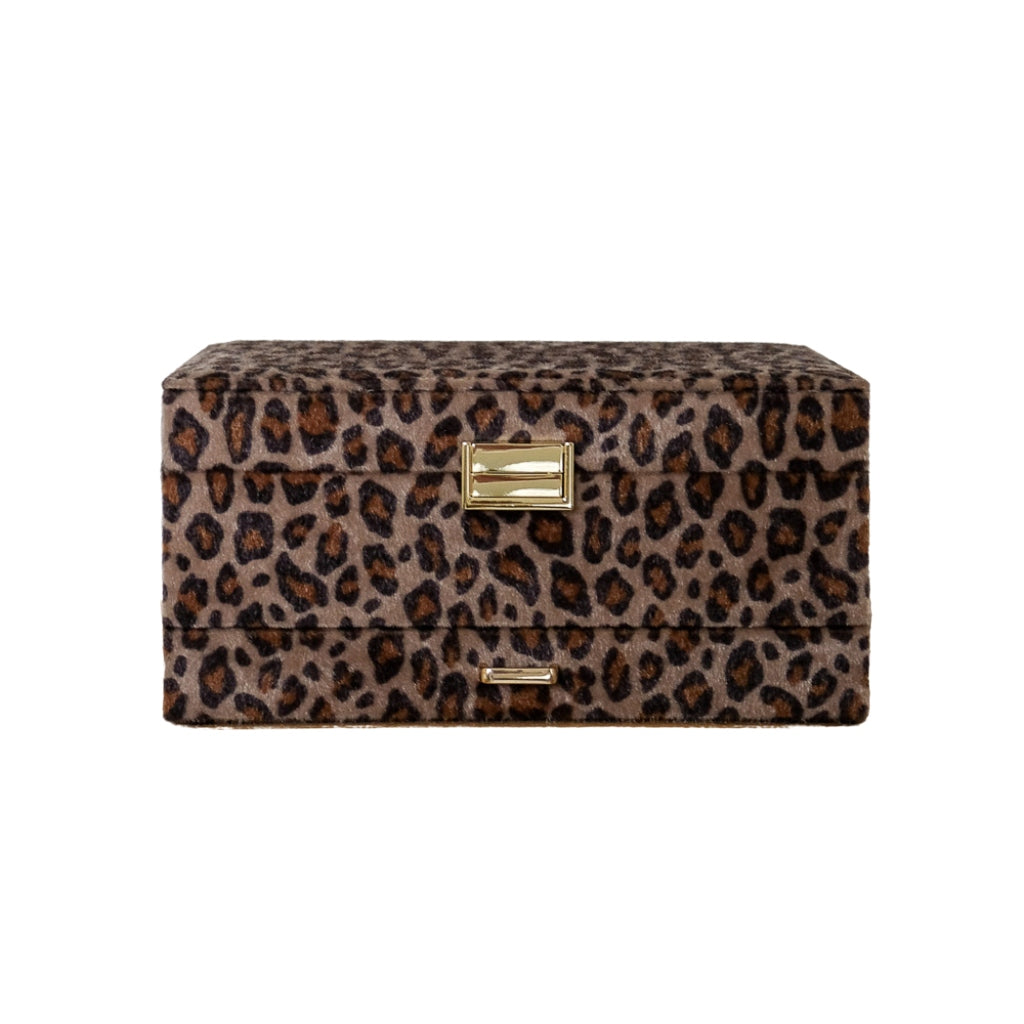 Large Jewellery Box | Denise | Leopard | Maison Scarlett