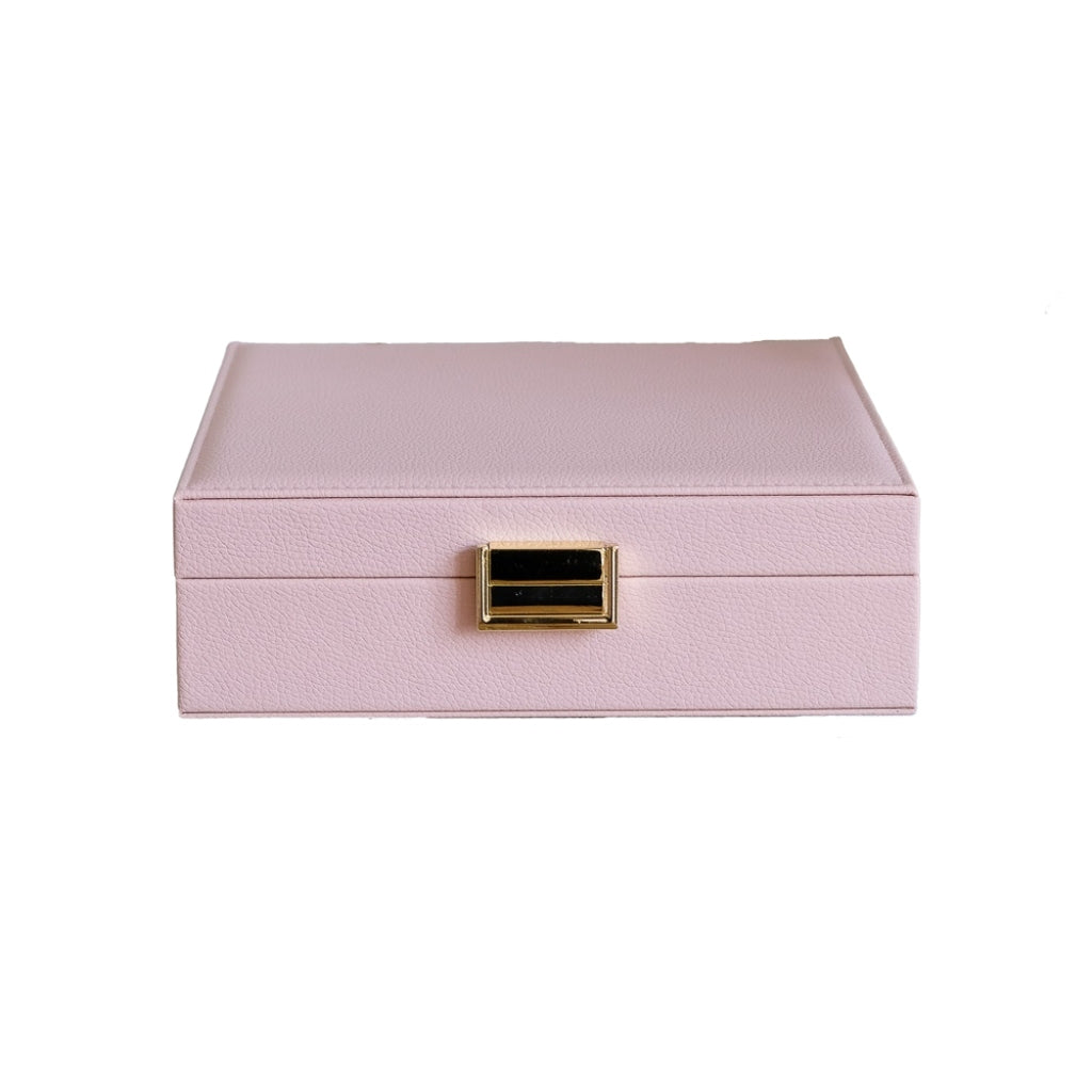 Large Square Jewellery Box | Anne | Faux Leather | Maison Scarlett