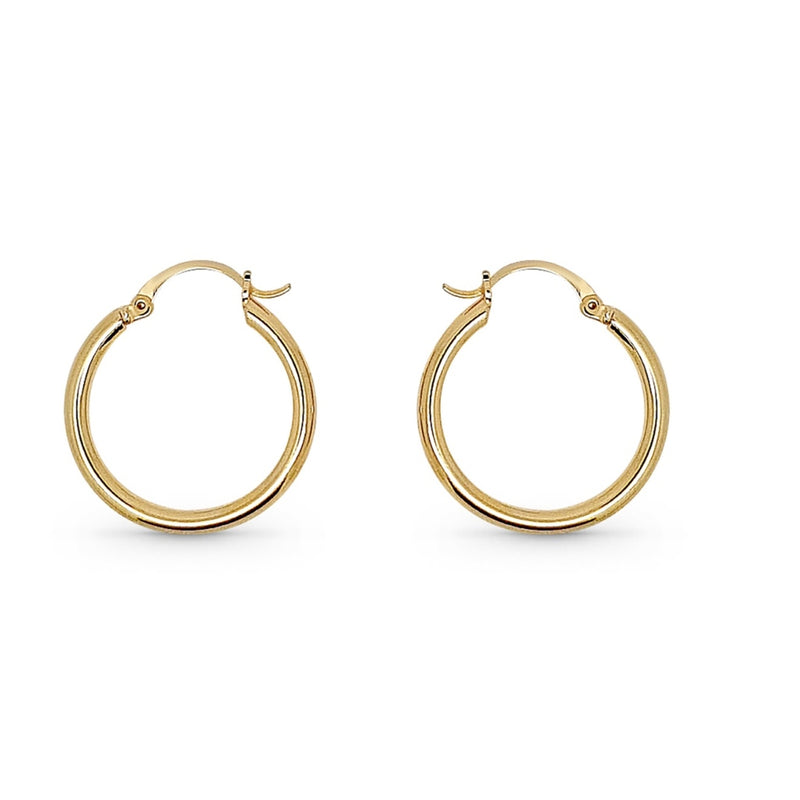 Laval Gold Classic Hoop Earrings